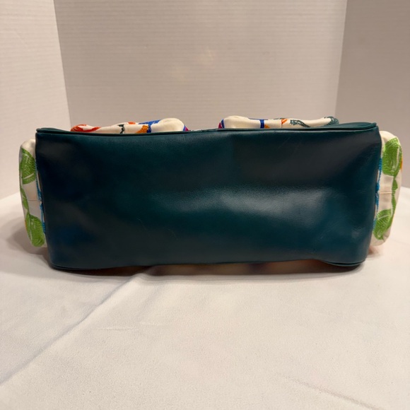 🩵SOLD🩵 RARE Coach Colorful Handbag with Gold Details - Picture 5 of 16